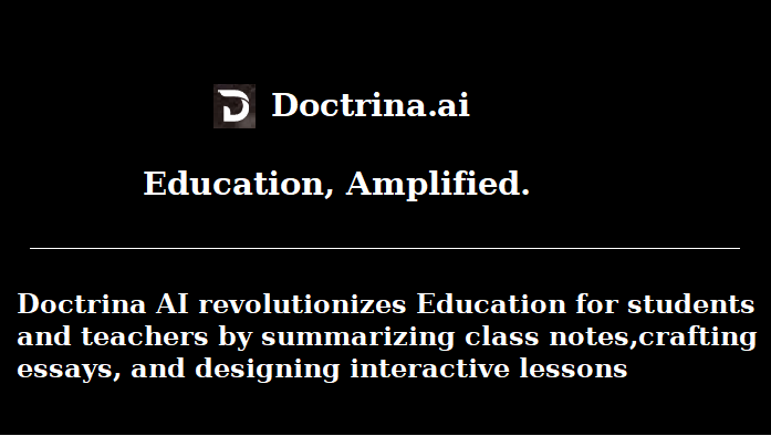 Doctrina AI: The AI-Powered Tool That Helps Students Ace Their Exams