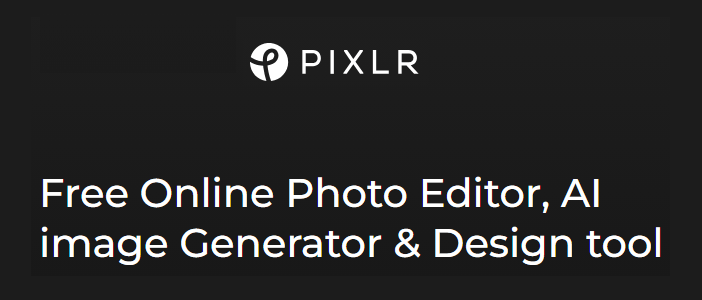 PIXLR is AI Image Generator