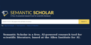 Semantic Scholar- Helping Scholars Discover New Insights