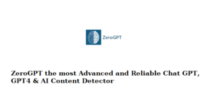 Zero GPT detect content written by any AI tools