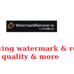 Remove watermark and retain your image quality using watermarkremover.io