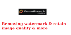 Remove watermark and retain your image quality using watermarkremover.io