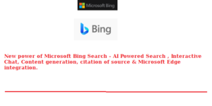 Microsoft Bing Search Engine