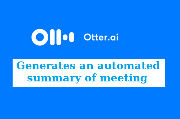 Otter.ai: Your AI-Powered Speech-to-Text Transcription Companion