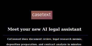 casetext legal assistant