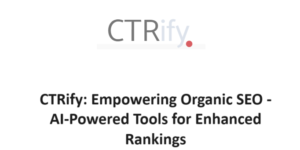 CTRify SEO AI powered tool