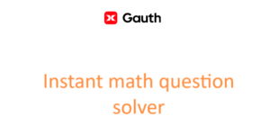gouth ai Easy math solver