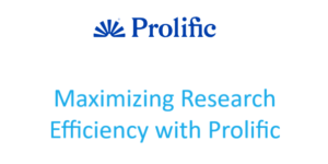 prolific for research efficiency