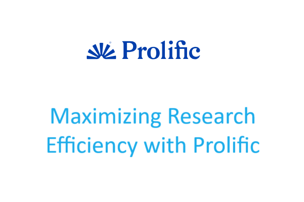 prolific for research efficiency