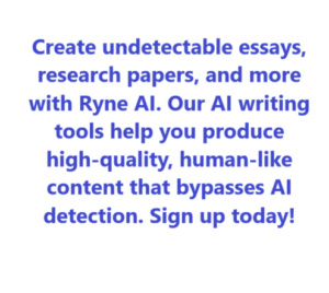 Create undetectable essays, research papers, and more with Ryne AI. Our AI writing tools help you produce high-quality, human-like content that bypasses AI detection. Sign up today!