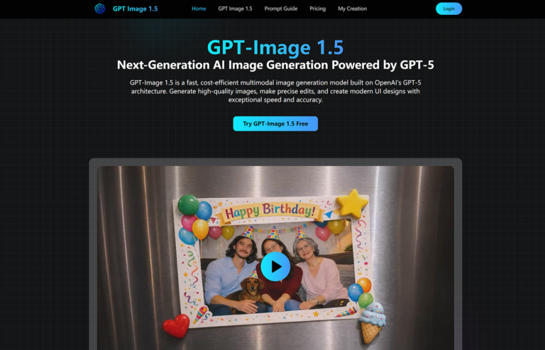 GPT-Image 1.5: Fast, Cost-Efficient AI Image Generation for Modern Creatives