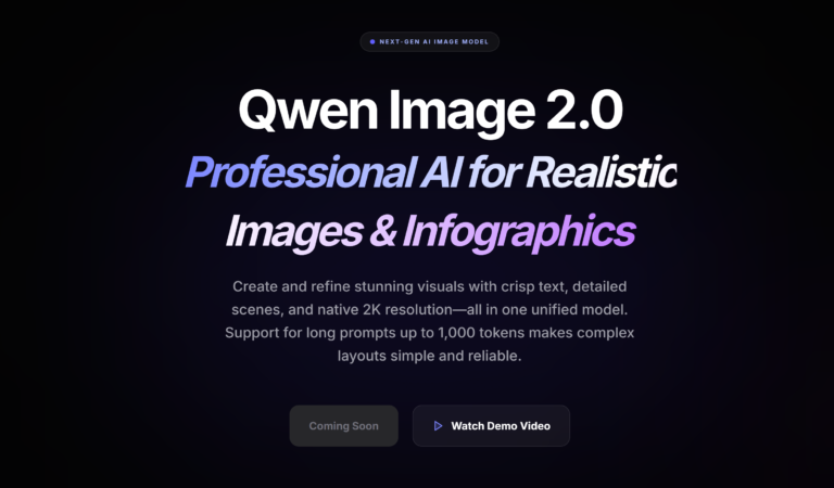 Qwen Image 2 AI Image Generator: Create Photorealistic Images and Professional Graphics with AI
